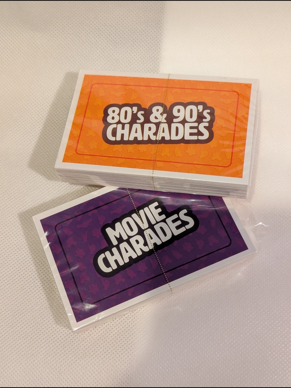 Hasbro Charades Card Decks - Orange & Purple